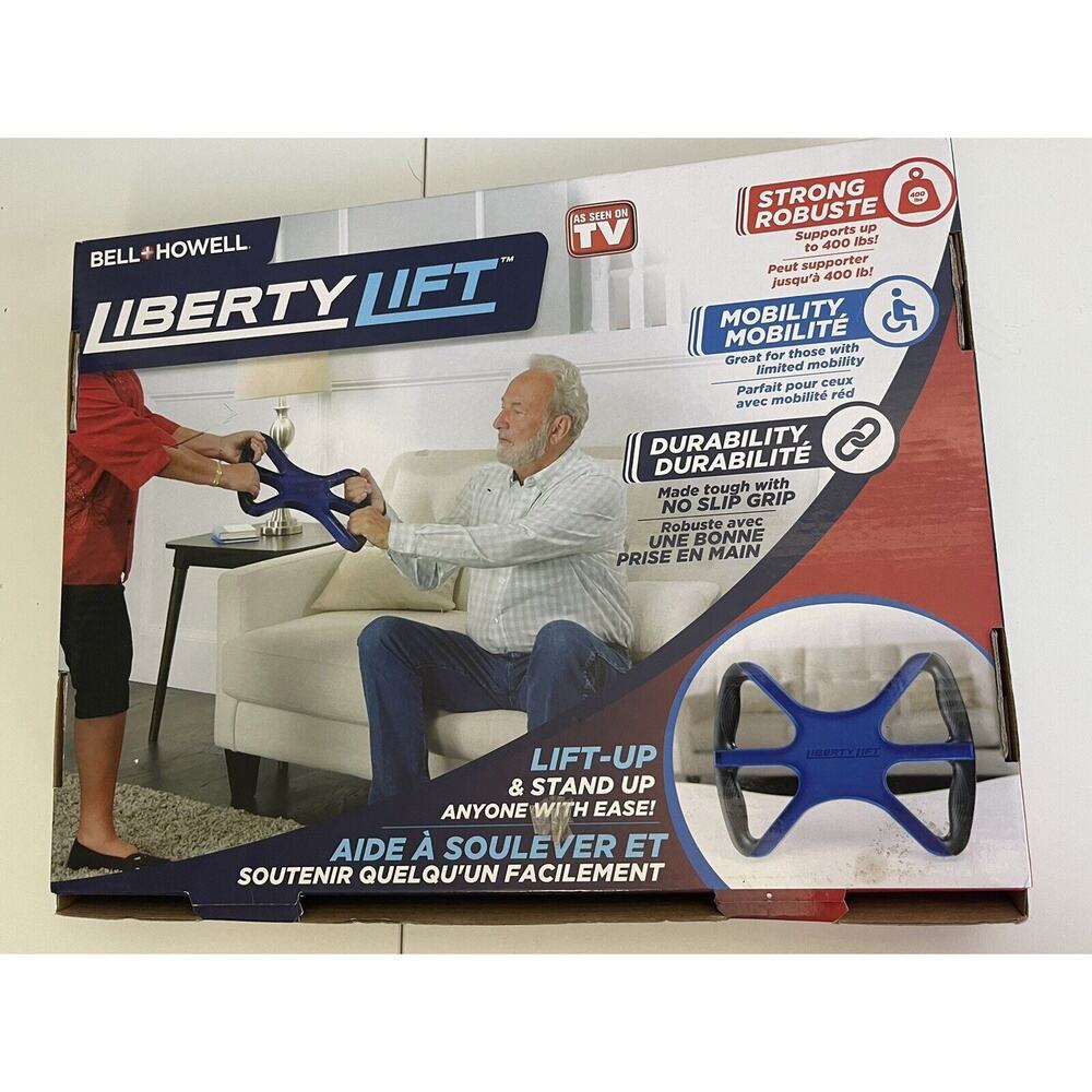 Liberty Lift 15" Standing Aid & Handicap Bar w/ No-Slip Grip Handles, As Seen TV